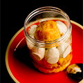 dessert verrine choux asiatique